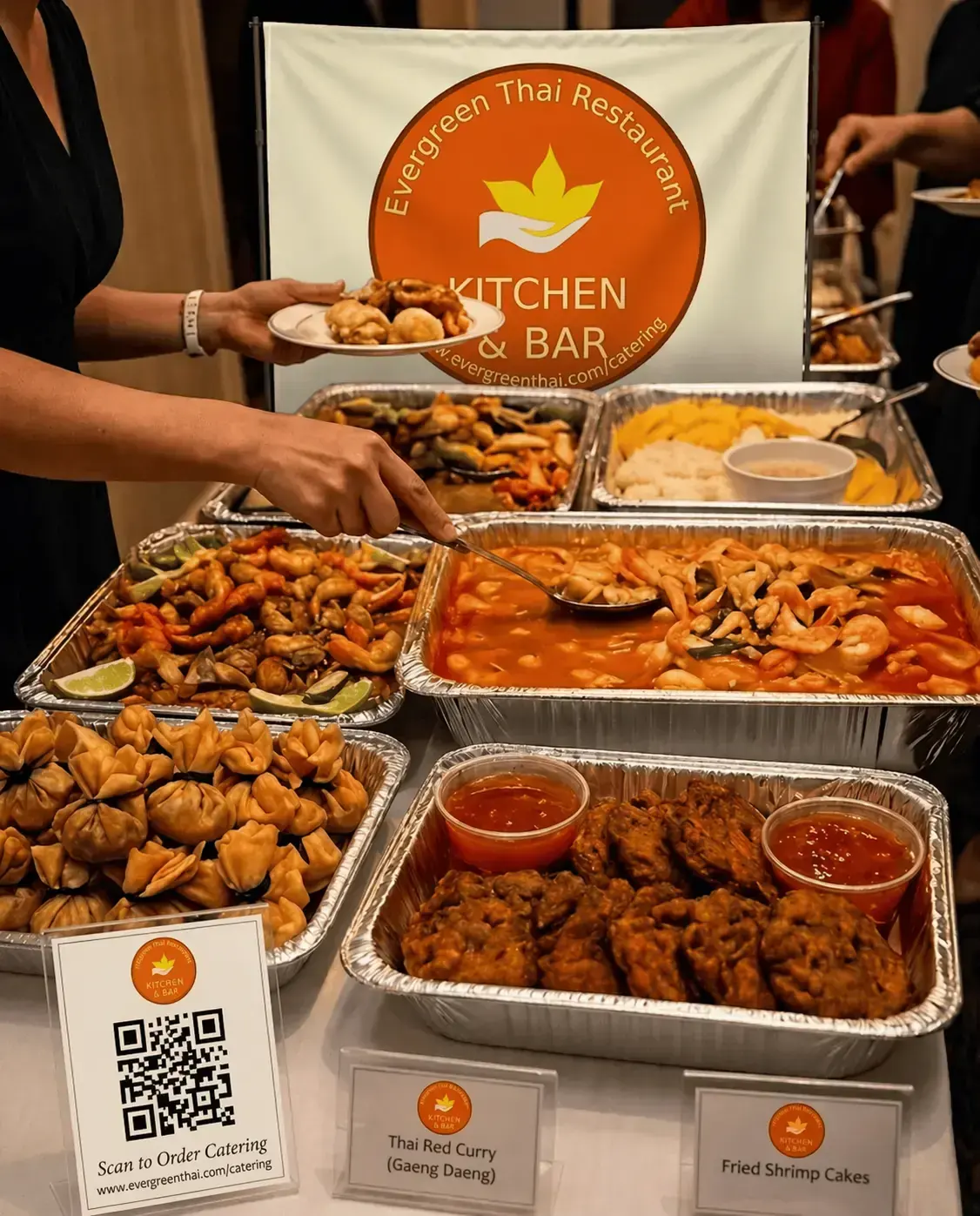 Diwali vegetarian catering spread for a downtown Toronto office lunch